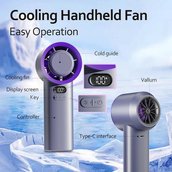 Compact Personal Fan – Lightweight and Portable Design
