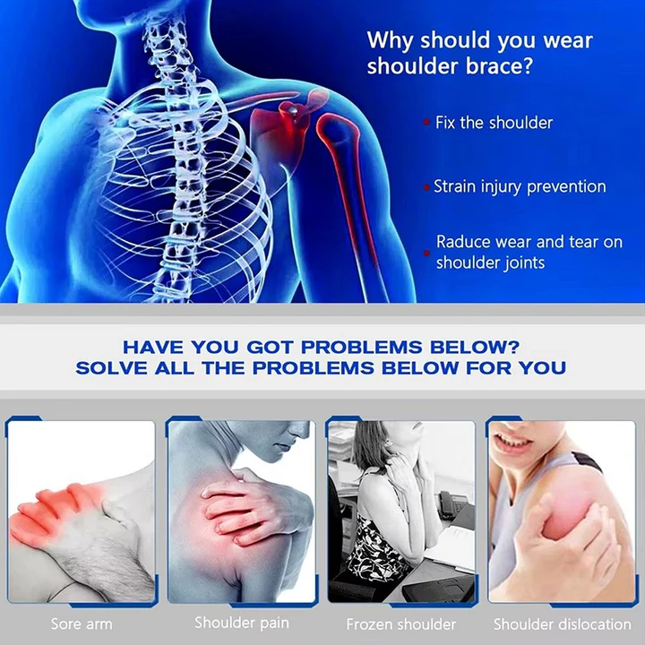 Adjustable Shoulder Brace for Support
