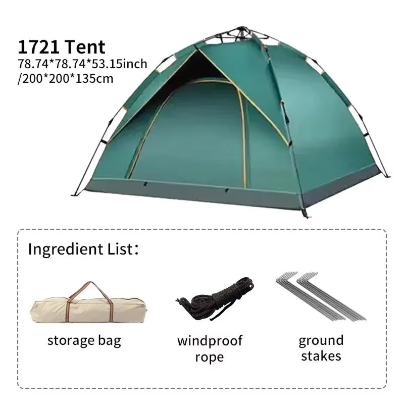 Automatic Pop-up Tent for Camping – UK Edition