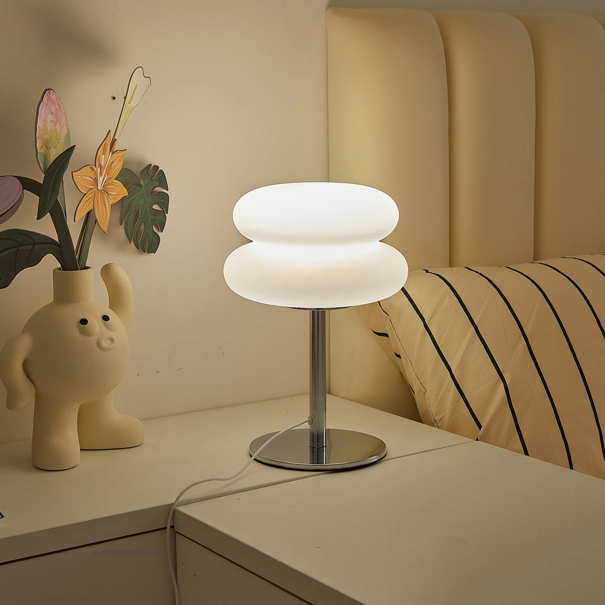 Nordic Mushroom Lamp with Dimmable Brightness – Retro Table Light