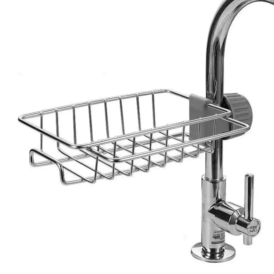Rotating Sink Organizer – Space-Saving Storage for Sponges & Cleaning Supplies