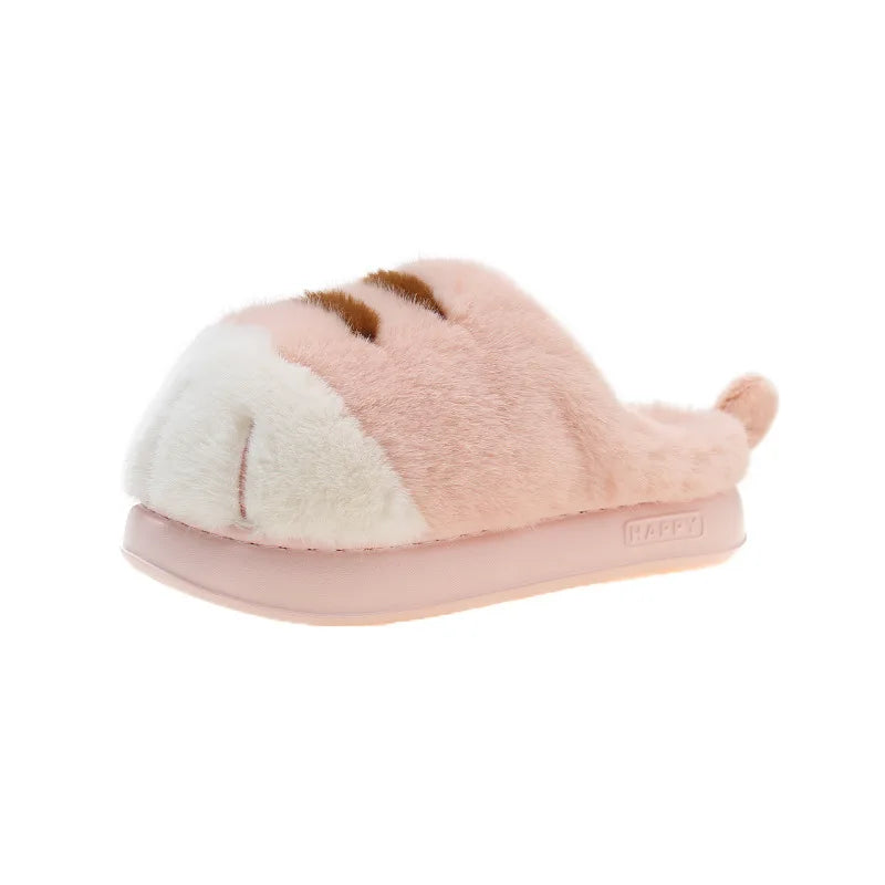 Women's Cat Paw Slippers | Soft & Cozy | Comfortable, Non-Slip | Fun Cat House Shoes for Home and Garden