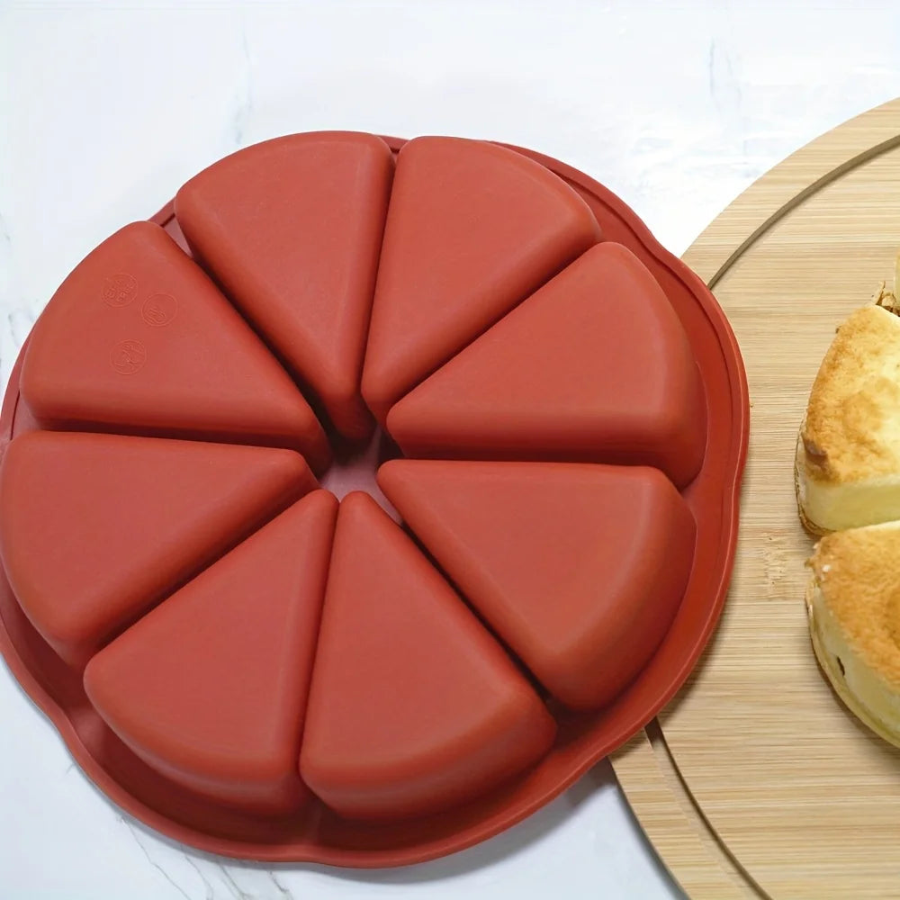 Flexible and Heat-Resistant Silicone Cake Pan | Non-Stick Triangle Molds