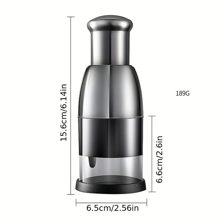 Onion and Garlic Chopper - Manual Press Cutter