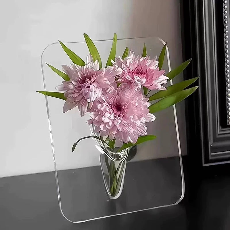 Transparent Butterfly Vase | Decorative Table Vase | Modern Design | Plastic