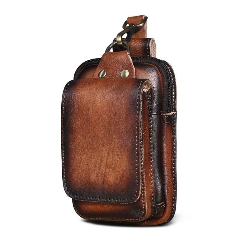 Full Grain Leather Travel Waist Bag