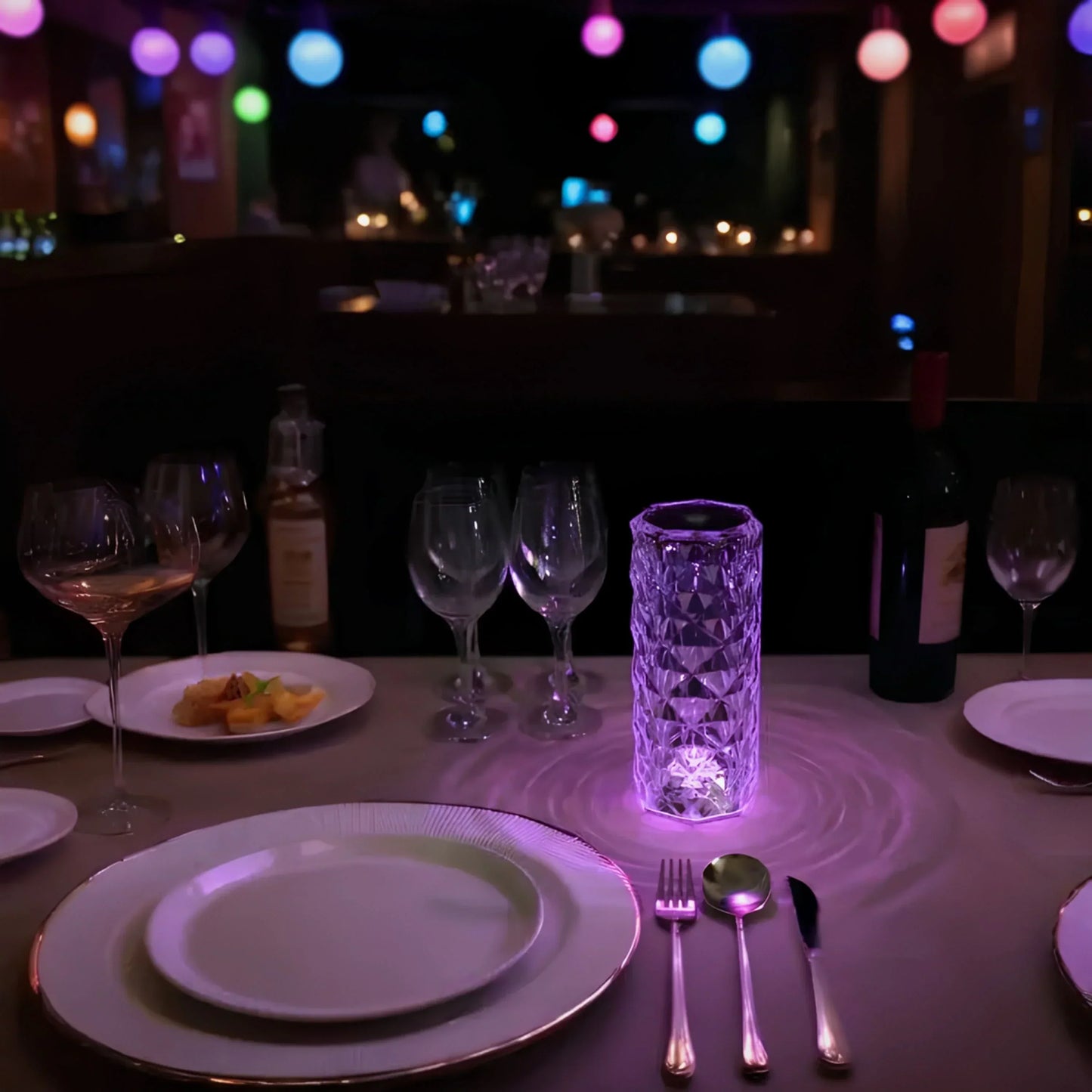 Table Lamp with Acrylic Touch Sensor