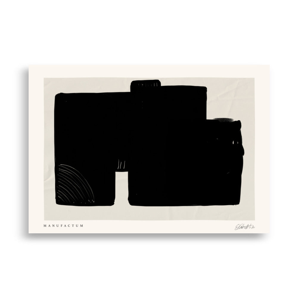 Horizontal Block 03 in Black