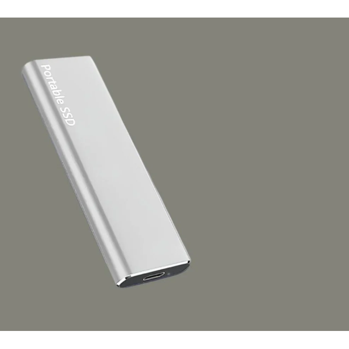 Sleek Portable SSD with USB-C: Fast Storage for On-the-Go