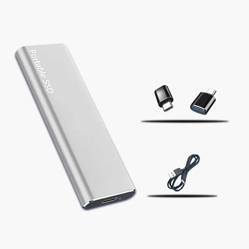 4TB External SSD with USB-C 3.1, Aluminum Case, Plug-and-Play for PC, Mac, Android