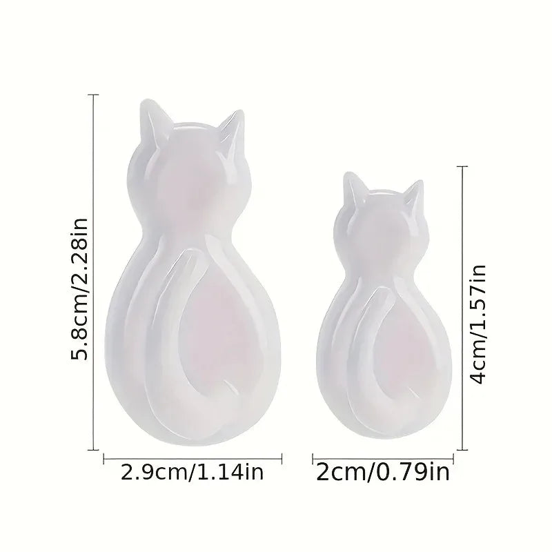 2-Pack Cat Wall Hooks | Waterproof & Self-Adhesive | No Drilling Needed