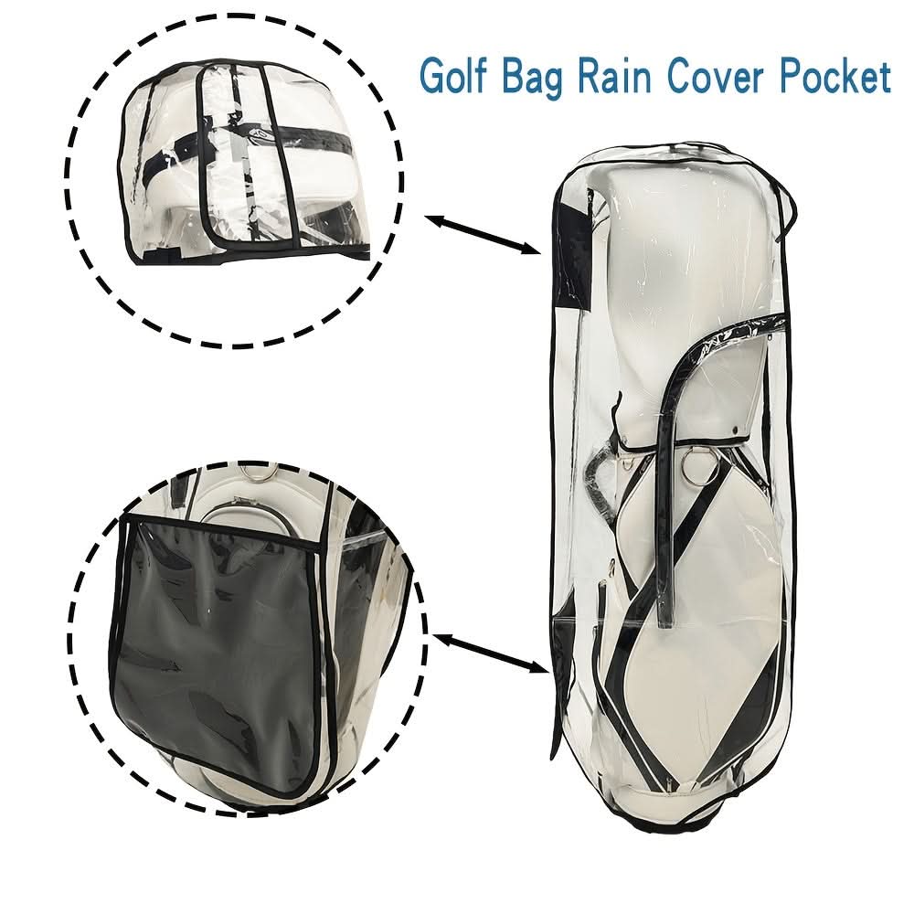 Transparent Rain Cover for Golf Bags