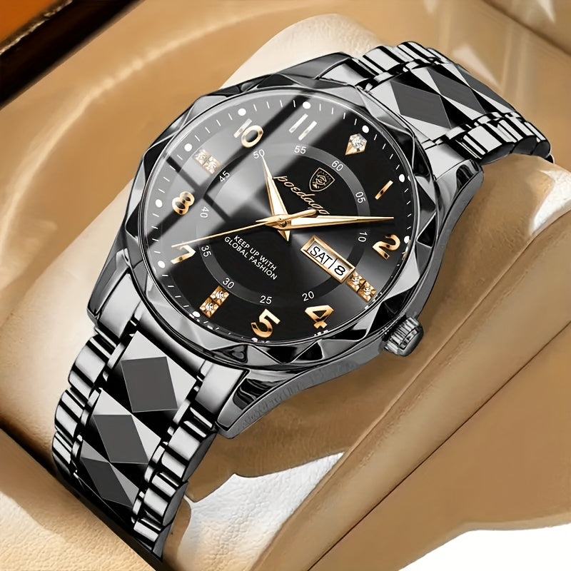 Waterproof Multifunctional Sports Watch for Men - Titanium