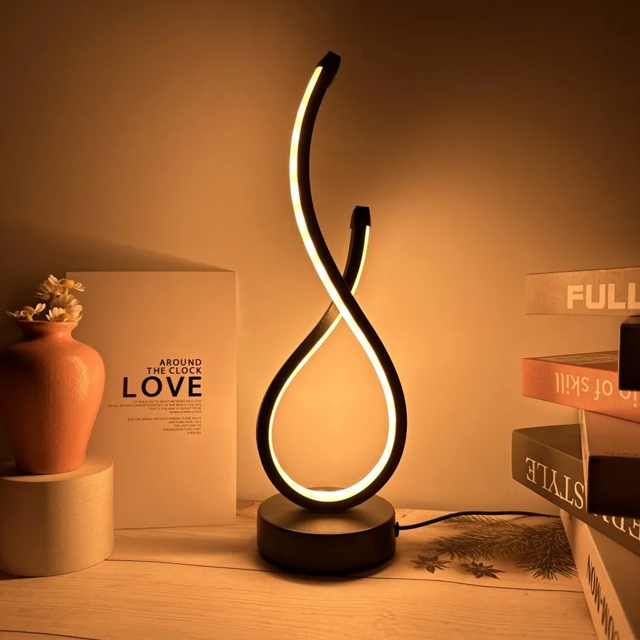 Adjustable Brightness LED Table Lamp | 3 Color Selections | Modern Style