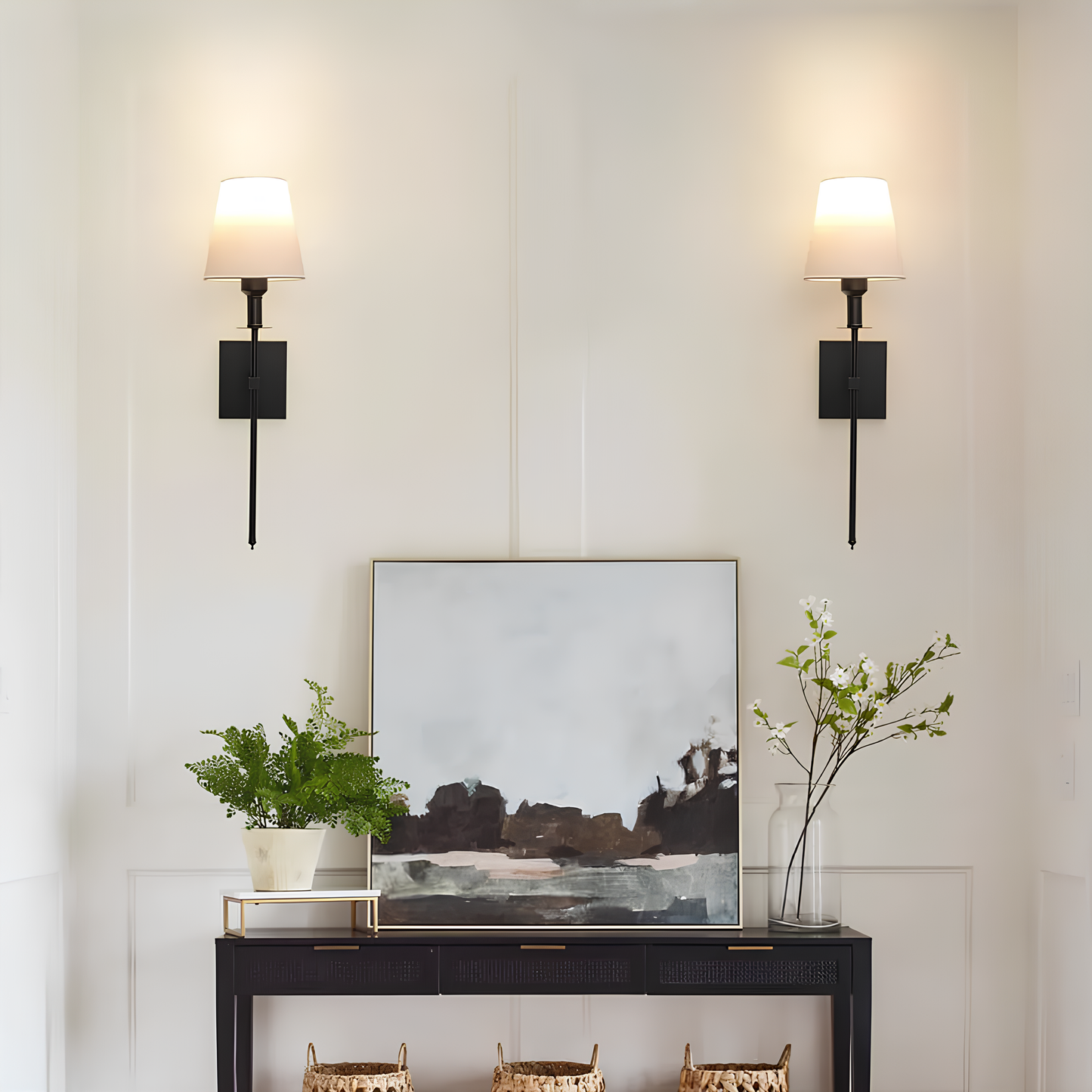 Wall Light with Dimmable Feature - Cordless and Long-lasting Retro Design