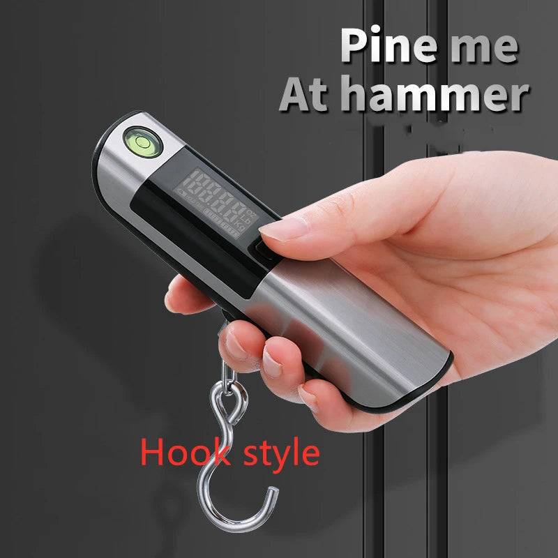 Portable Mini Scale with Built-in Ruler | 50 kg Capacity | LCD Display