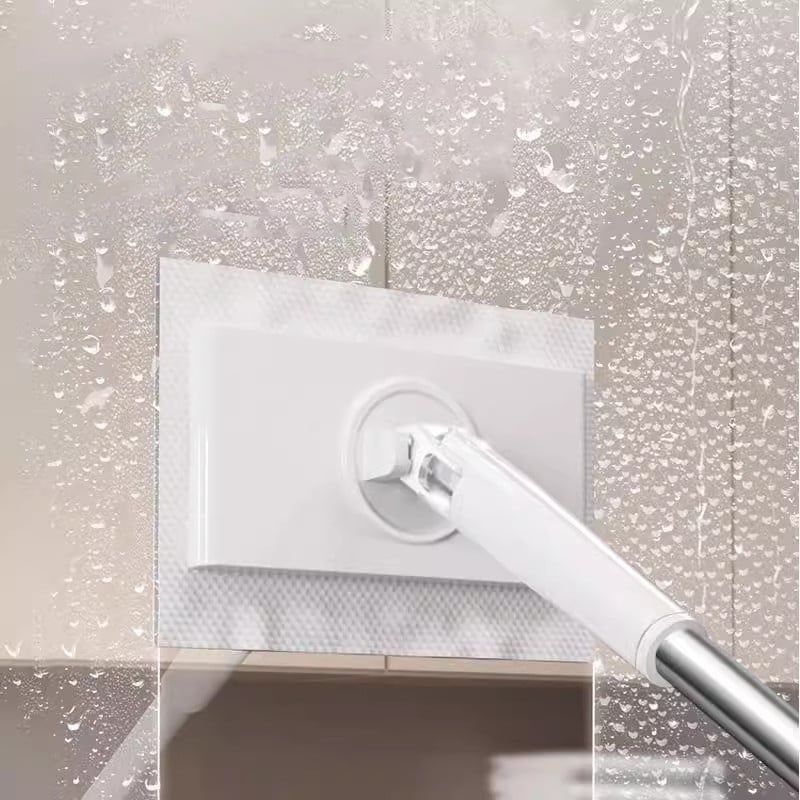 QuickClean Mop with Disposable Cloths & Folding Head | Effortless Floor Care for Wood, Laminate & Tile | Lightweight & Sanitary