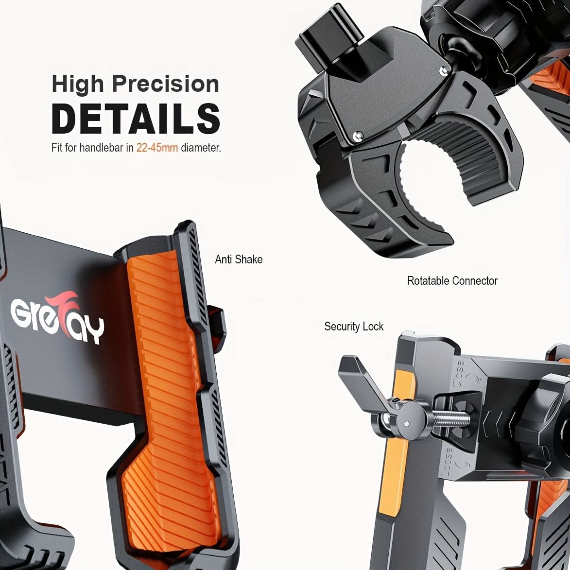 360-Degree Bike Phone Mount Holder