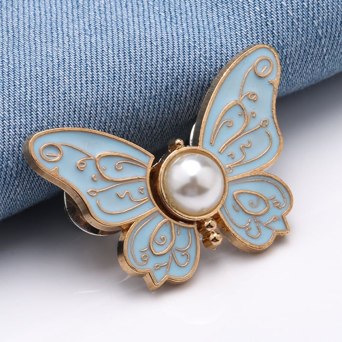 Chic Fashion Clip for Tailoring & Button Replacement | Adjustable & Rust-Free | 7 Stylish Colors