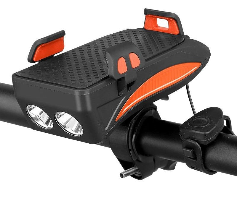 All-in-One Bike Phone Mount with Integrated Power Bank