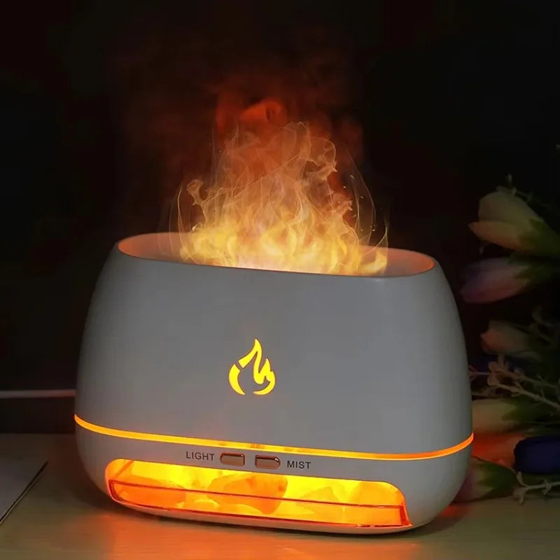 Himalayan Salt Lamp Aroma Diffuser – Color Light with Fragrance Release