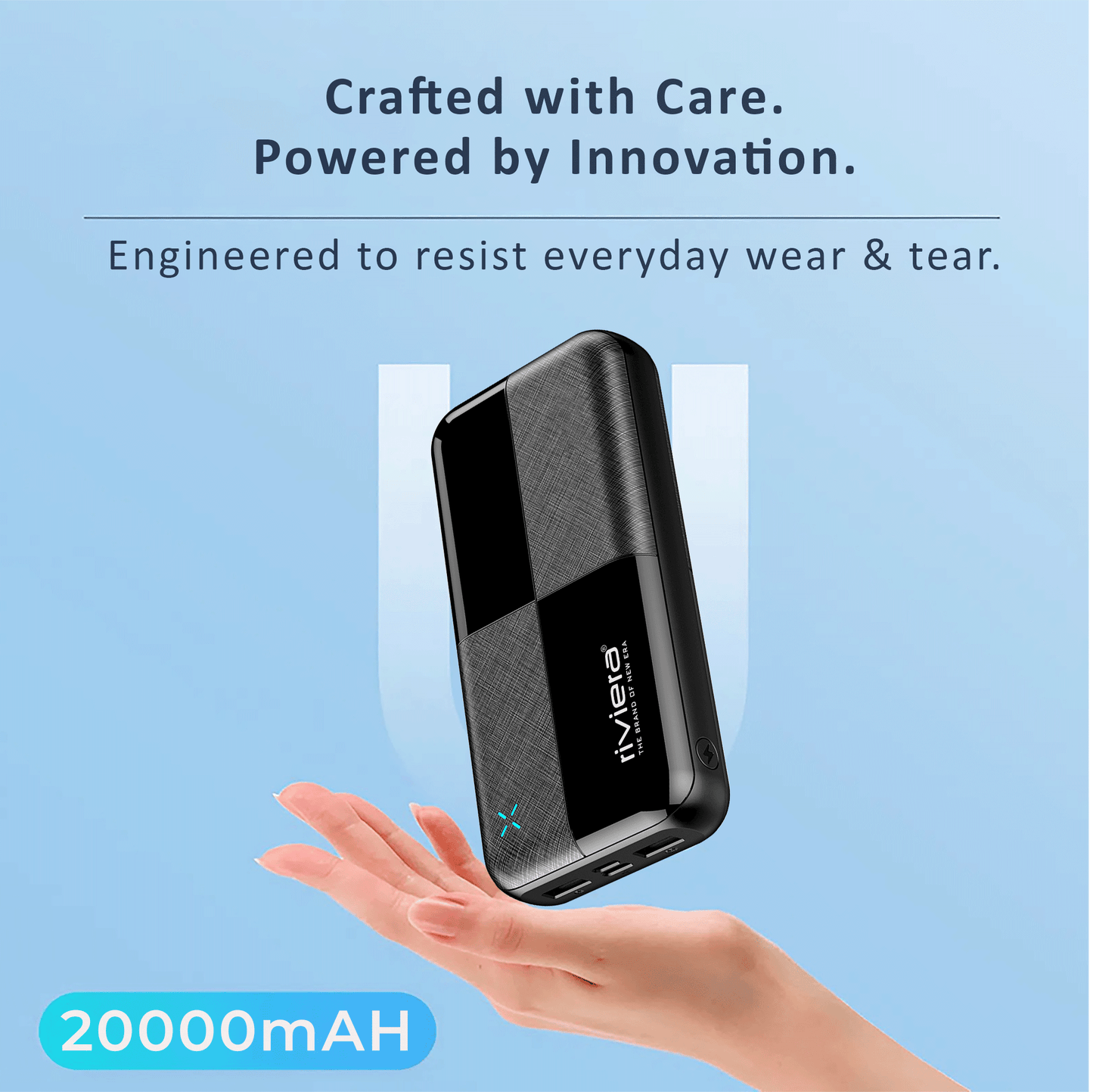UltraCharge 20000 mAh Power Bank with Dual USB Ports