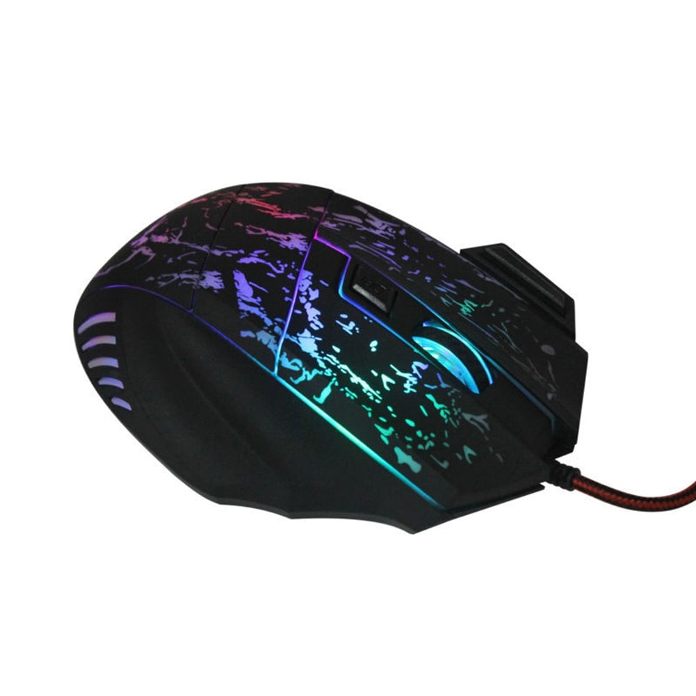 Precision Wired Gaming Mouse with Customizable RGB Lighting