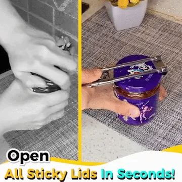 Versatile Bottle and Jar Opener with Adjustable Grip