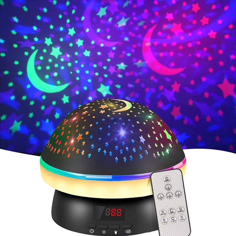 Star Projector with Timer & 16 Color Options for Relaxing Evenings