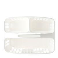 Versatile Triple-Section Storage Basket