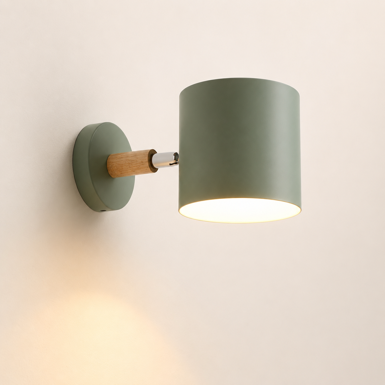 Pastel Wall Lamp with Adjustable Design in Scandinavian Style
