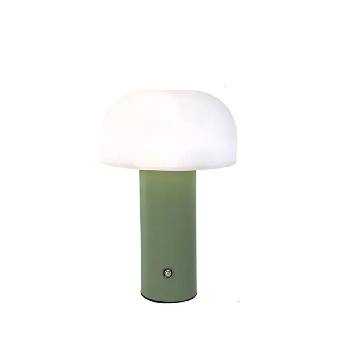 LED Table Lamp with Mushroom Design and Rechargeable Feature