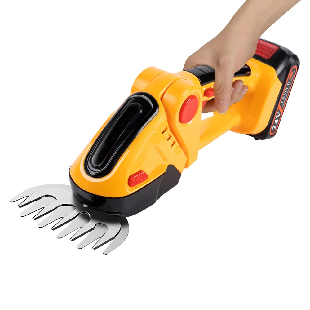 90° Adjustable Head Cordless Electric Hedge Trimmer