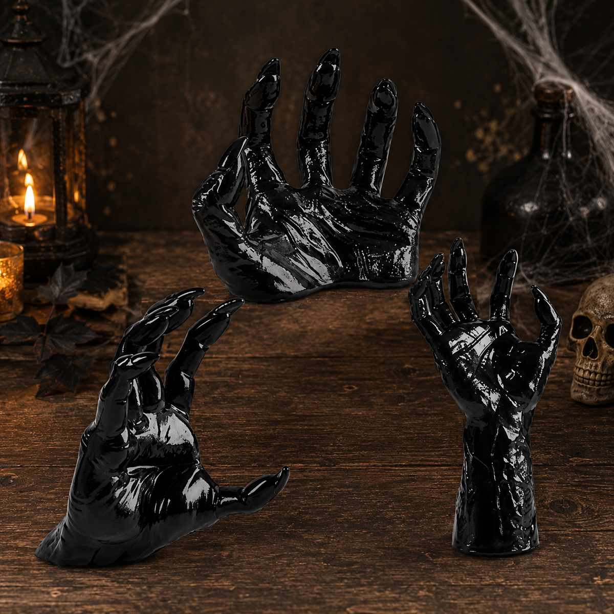Gothic Hand Candle Holders – Dramatic Wall and Table Decor