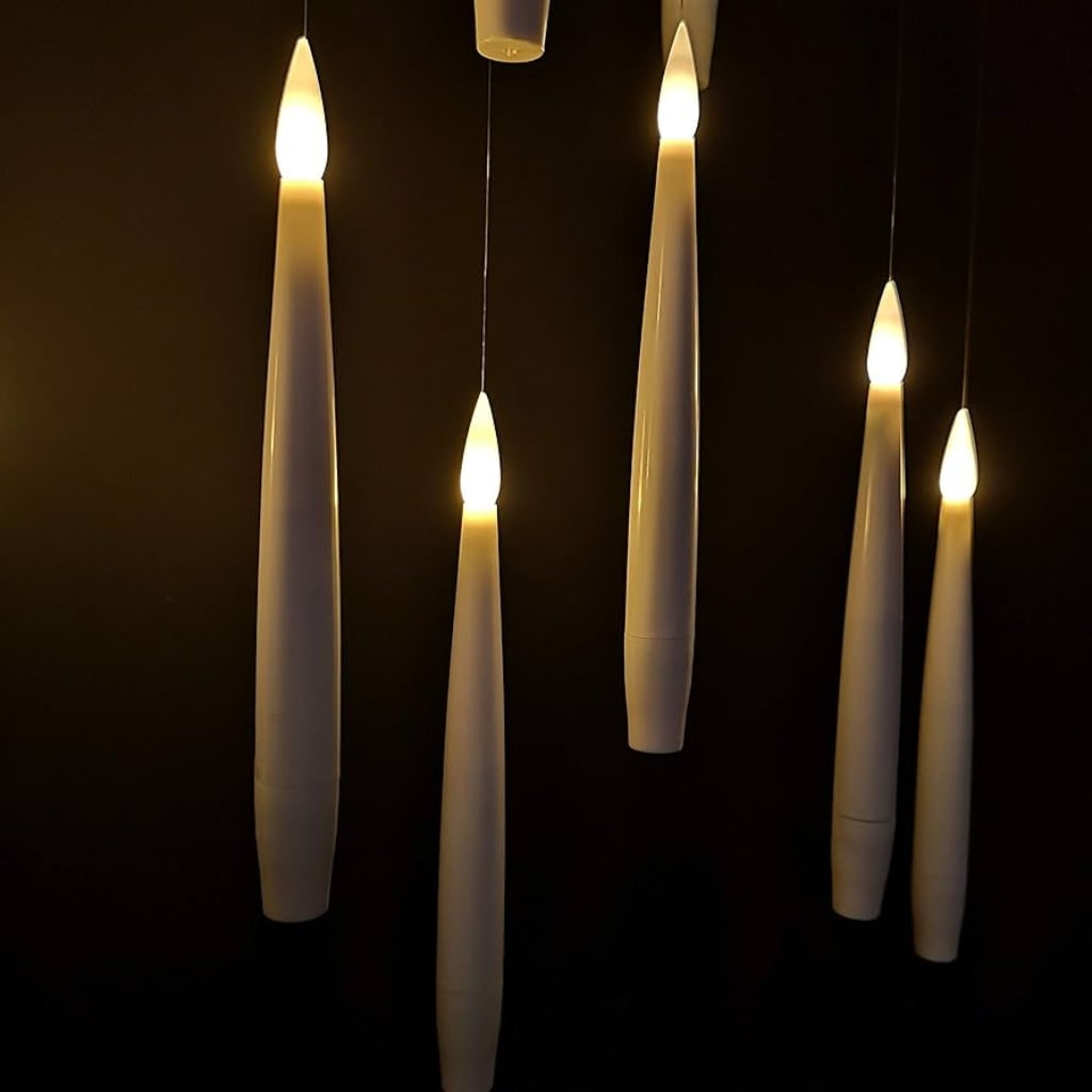 Battery-Operated LED Floating Candles with Remote Control