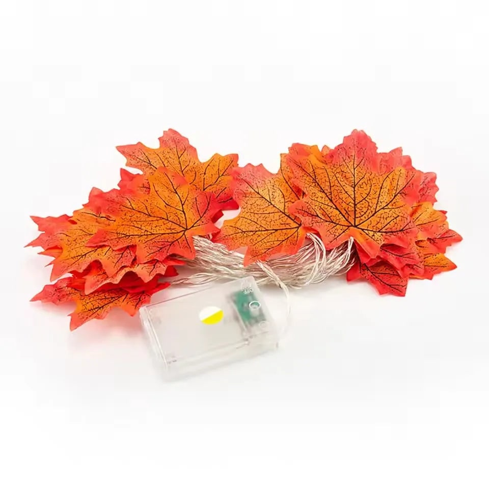 Autumn Glow Leaf String Lights for Festive Home Décor