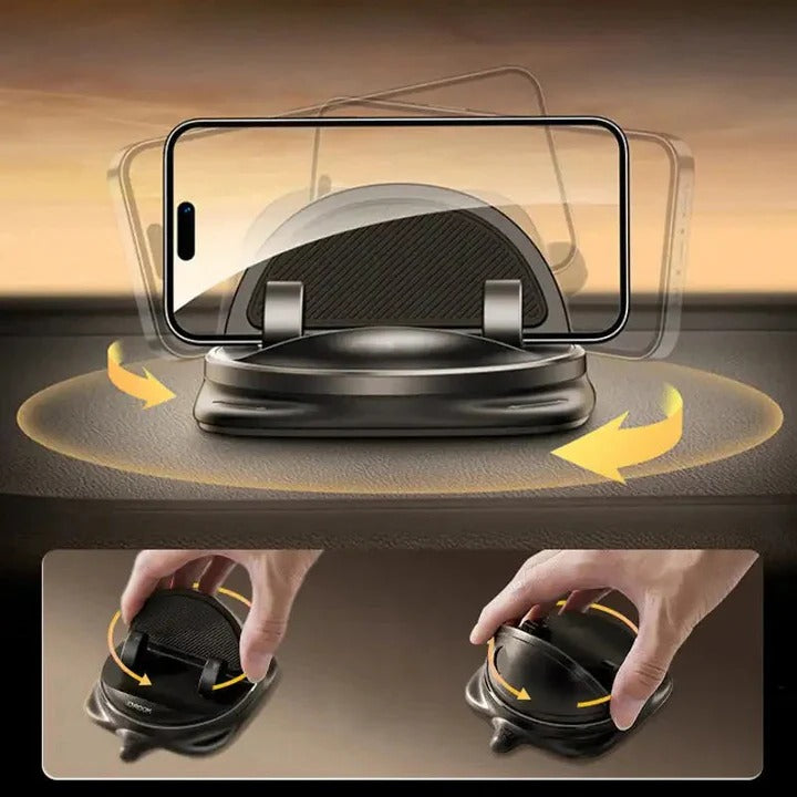 360-Degree Rotating Vehicle Mobile Phone Mount