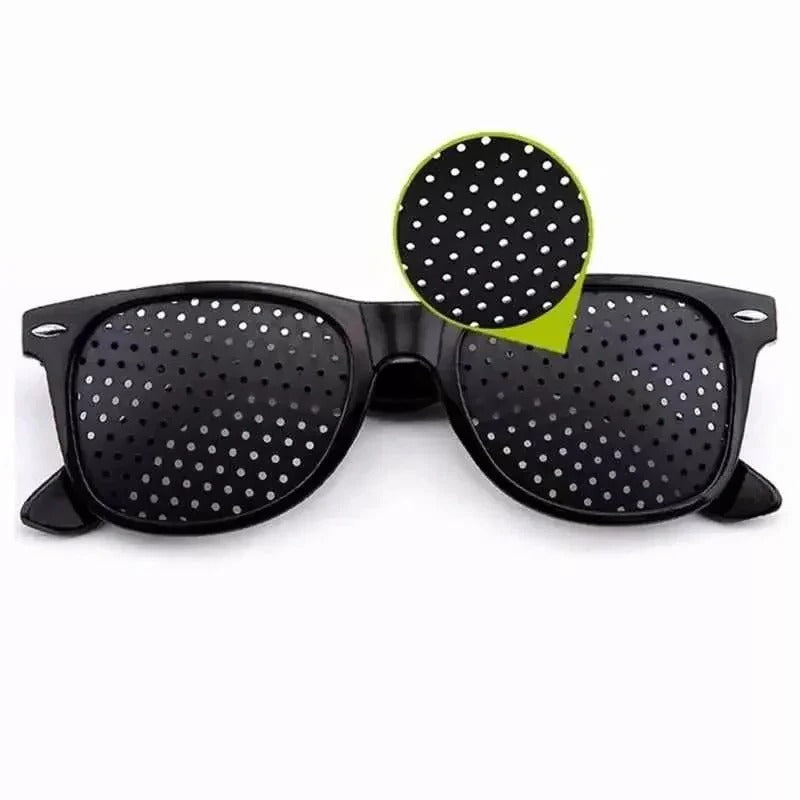 Corrective Pinhole Glasses for Vision Improvement