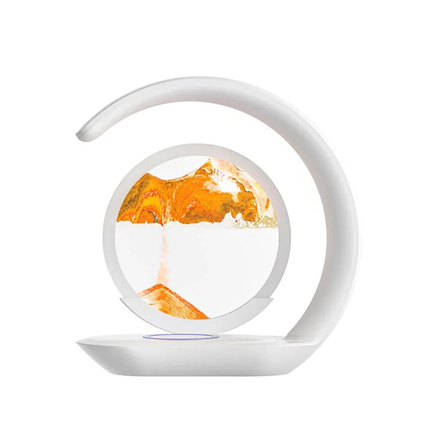 Wireless Charger 3D Sand Art Lamp