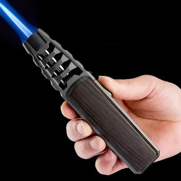 Versatile Adjustable Lighter with Blue Flame for Indoor and Outdoor Use