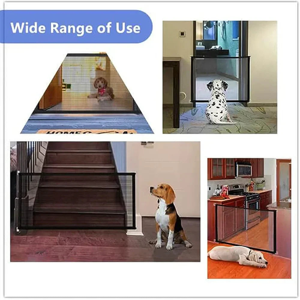 Foldable Safety Gate | Flexible and Secure Barrier for Indoor and Outdoor Use