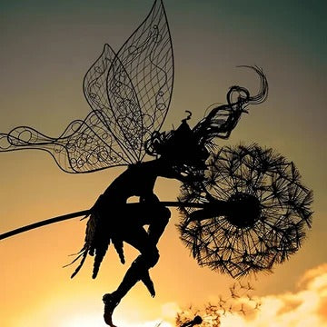 Steel Garden Sculptures in Fairy Design