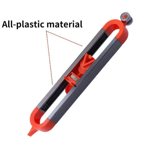 Flexible Scribing Ruler with Adjustable Profile