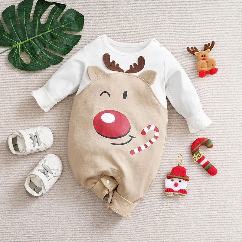 Cotton Christmas Costume for Babies – Soft Holiday Outfit