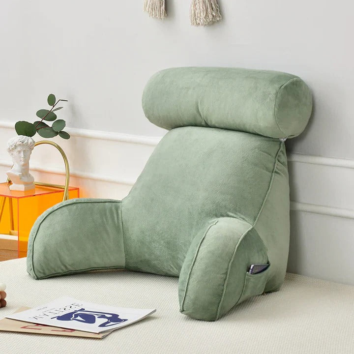 Armed Reading Pillow for Bed Support