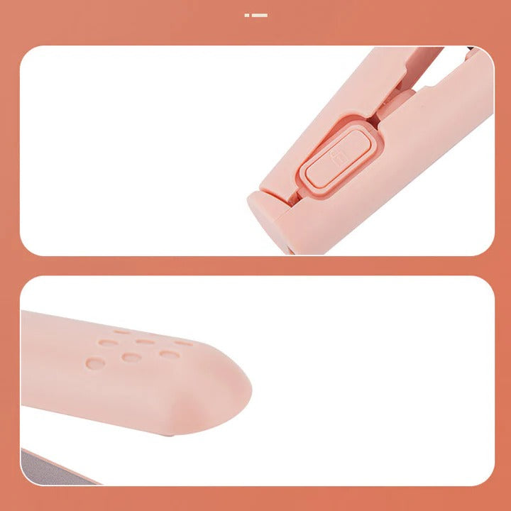 2-in-1 Hair Straightener and Curler Styling Tool