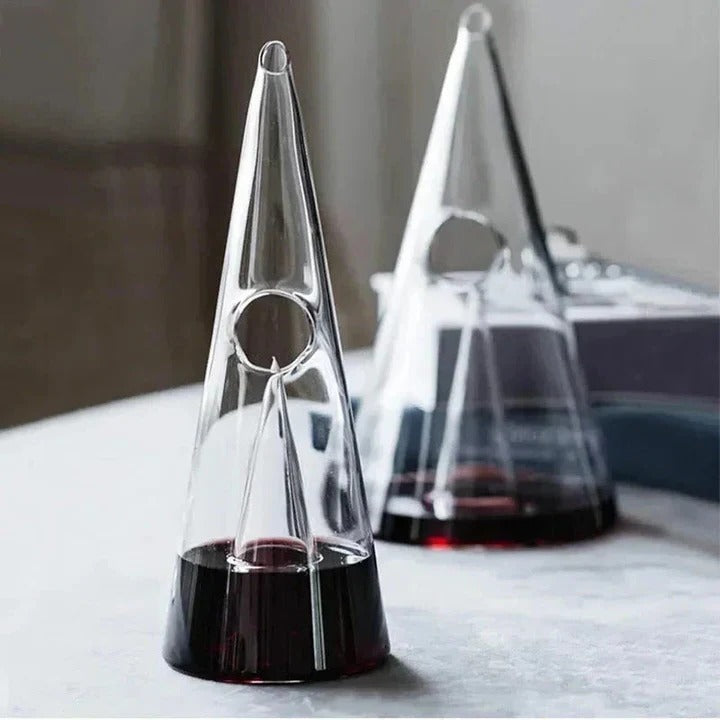 Double Pyramid Water Decanter