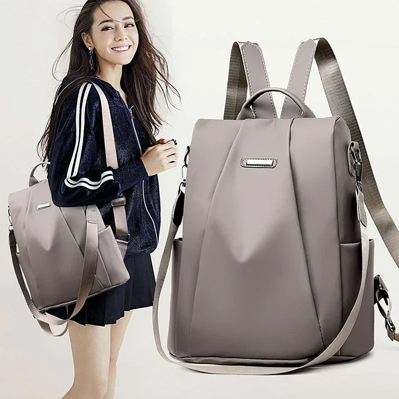 Stylish Women's Backpack with Secure Design