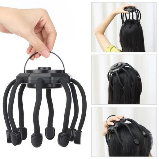 Portable Octopus Head Massager for Relaxation Anytime