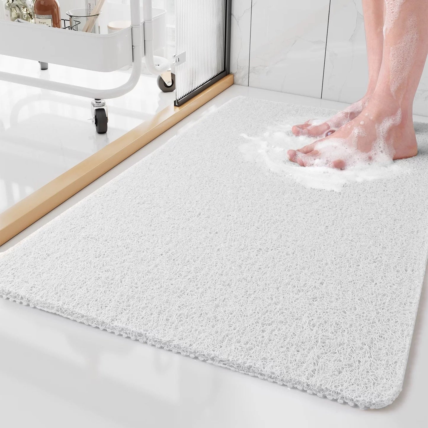 ComfortGuard Shower Mat | Slip-Resistant & Plush Design